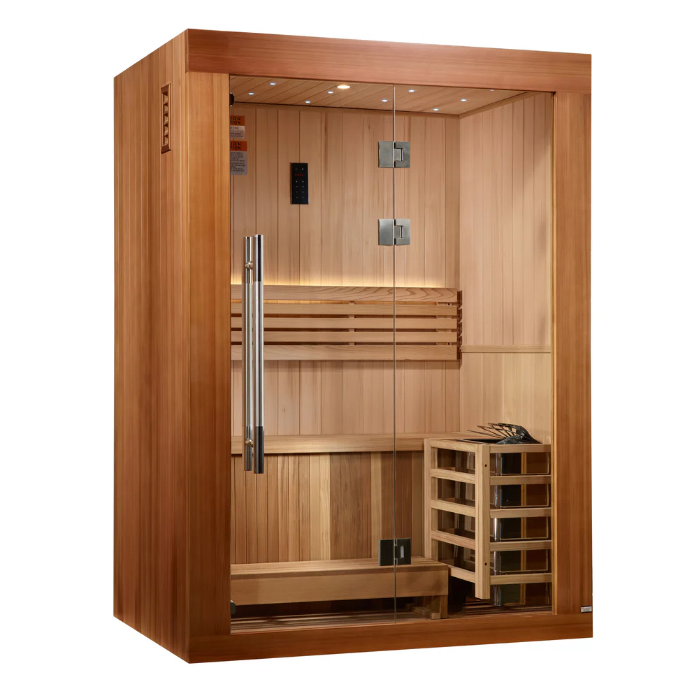 Sundsvall Edition Traditional Steam Sauna (2-Person Indoor or Covered Patio) 