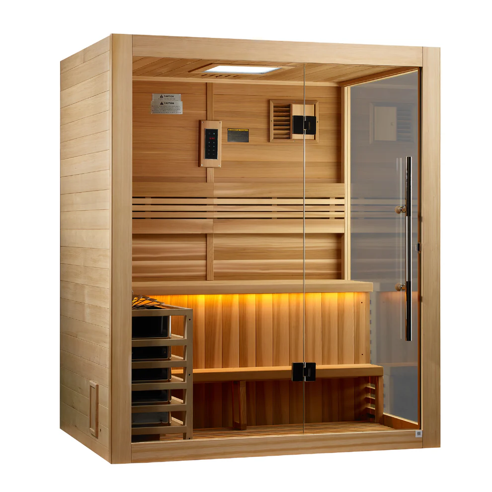 Hanko Traditional Steam Sauna (2-Person Indoor or Covered Patio)  